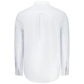 Camisa de algodón azul Tommy Hilfiger para hombre